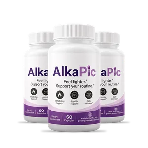 Three bottles of AlkaPic capsules