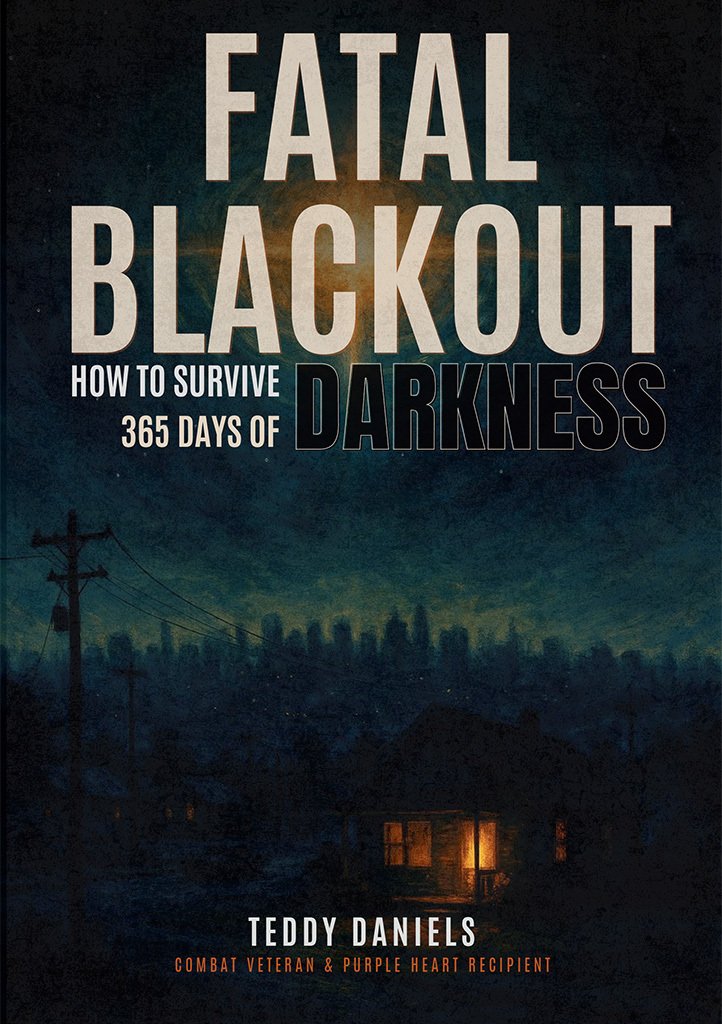 Official cover of the Fatal Blackout book, credited to author Teddy Daniels