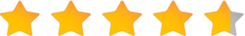 5 star rating
